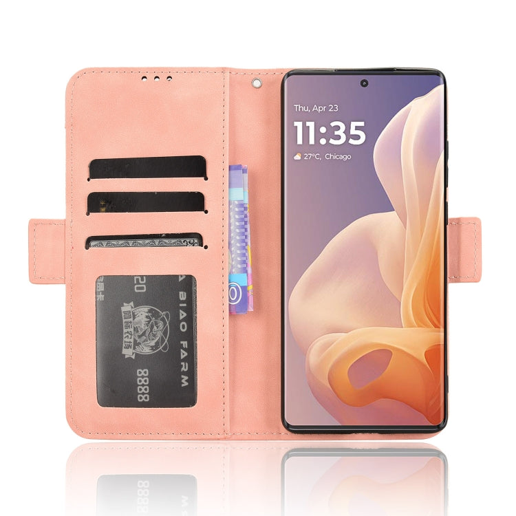 For Motorola Moto G85 5G / S50 Neo 5G Skin Feel Calf Texture Card Slots Leather Phone Case