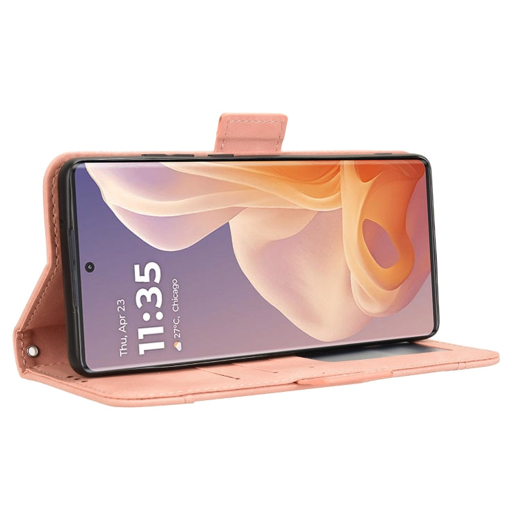 For Motorola Moto G85 5G / S50 Neo 5G Skin Feel Calf Texture Card Slots Leather Phone Case