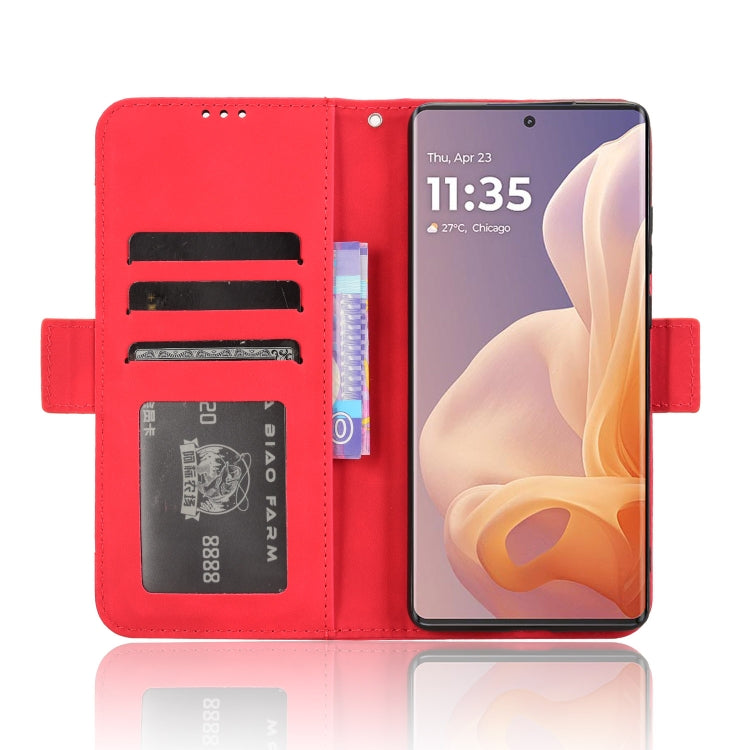 For Motorola Moto G85 5G / S50 Neo 5G Skin Feel Calf Texture Card Slots Leather Phone Case