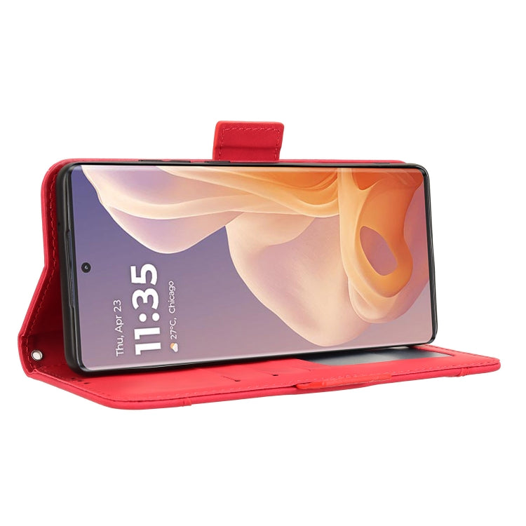 For Motorola Moto G85 5G / S50 Neo 5G Skin Feel Calf Texture Card Slots Leather Phone Case
