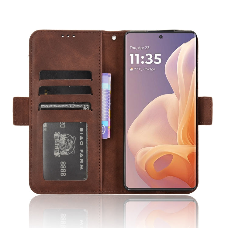 For Motorola Moto G85 5G / S50 Neo 5G Skin Feel Calf Texture Card Slots Leather Phone Case