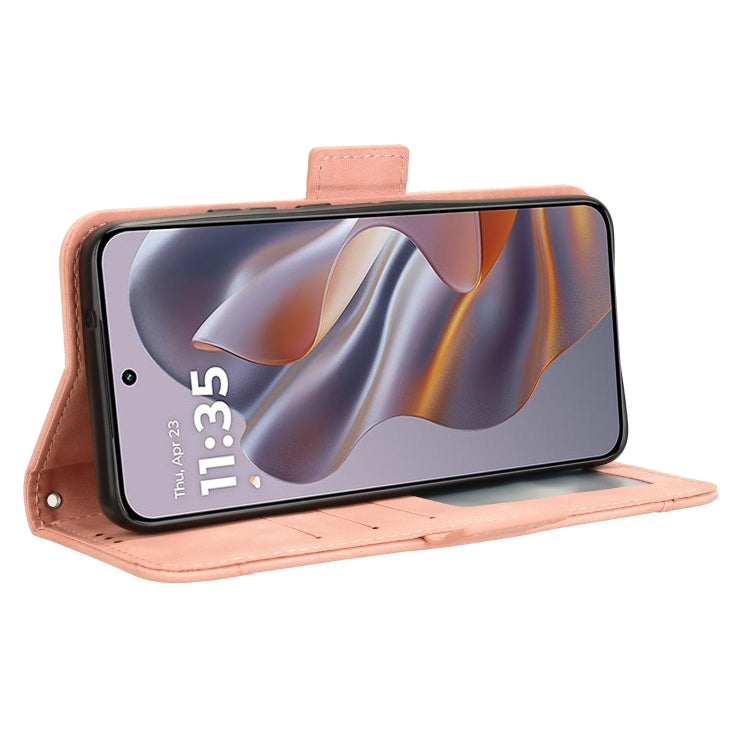 For Motorola Moto S50 5G / Edge 50 Neo Skin Feel Calf Texture Card Slots Leather Phone Case