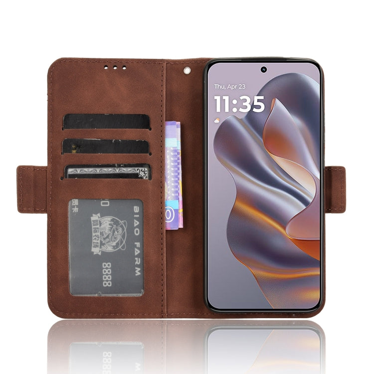 For Motorola Moto S50 5G / Edge 50 Neo Skin Feel Calf Texture Card Slots Leather Phone Case