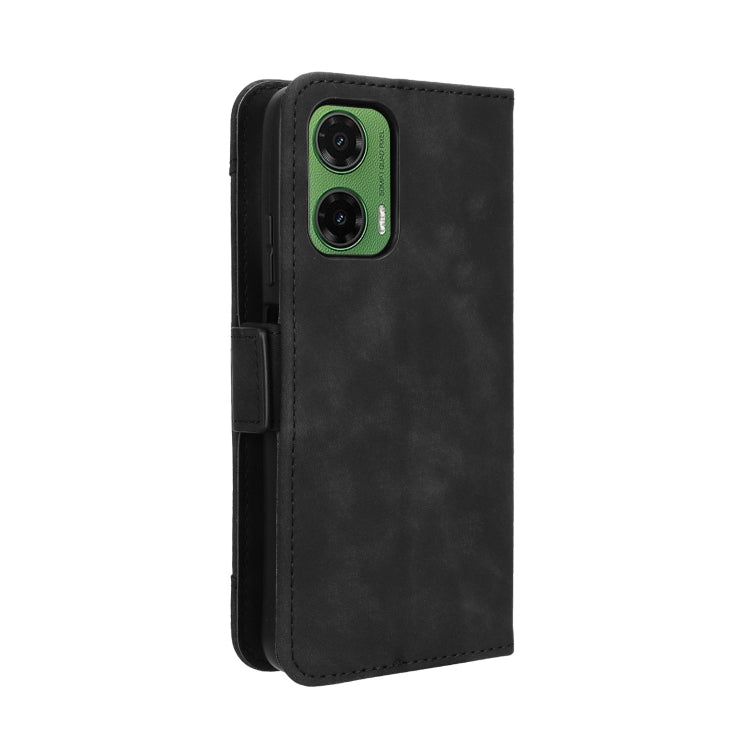 For Motorola Moto G35 5G Skin Feel Calf Texture Card Slots Leather Phone Case