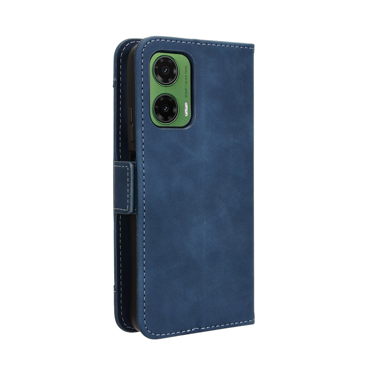 For Motorola Moto G35 5G Skin Feel Calf Texture Card Slots Leather Phone Case