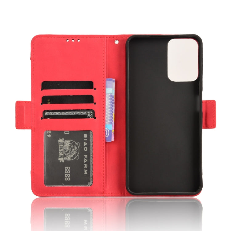 For Motorola Moto G45 5G / G34 5G Skin Feel Calf Texture Card Slots Leather Phone Case