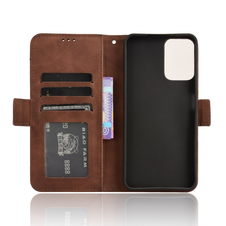 For Motorola Moto G45 5G / G34 5G Skin Feel Calf Texture Card Slots Leather Phone Case