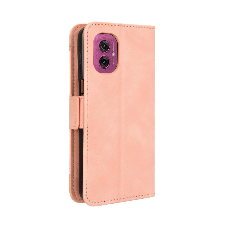For Motorola Moto G55 5G Skin Feel Calf Texture Card Slots Leather Phone Case