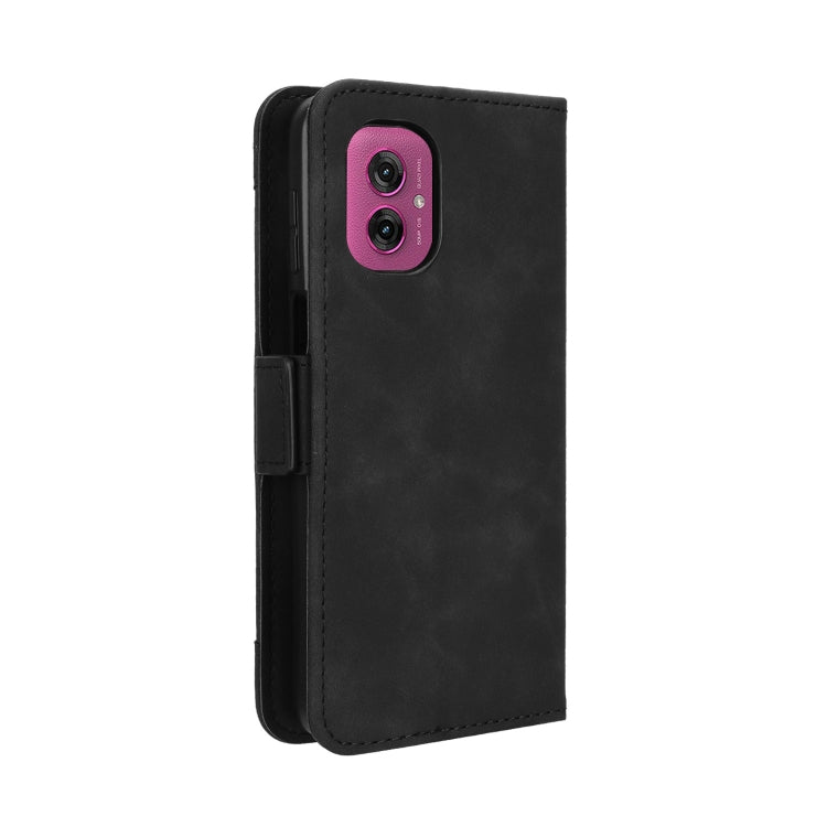 For Motorola Moto G55 5G Skin Feel Calf Texture Card Slots Leather Phone Case