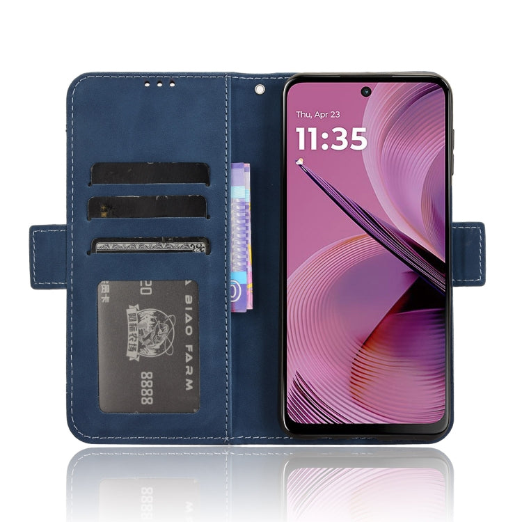 For Motorola Moto G55 5G Skin Feel Calf Texture Card Slots Leather Phone Case