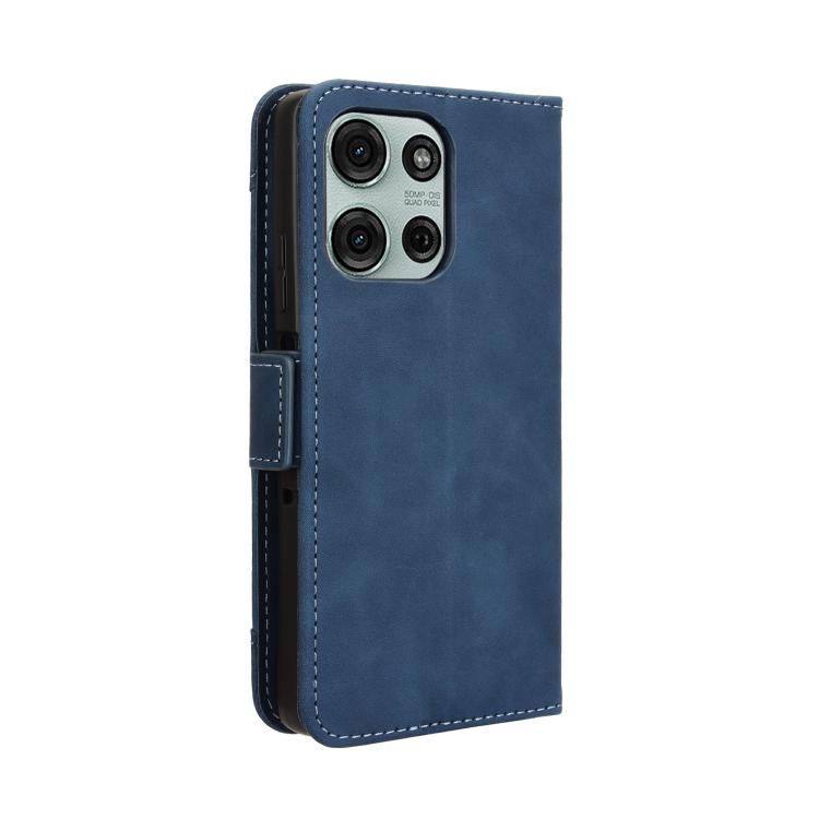 For Motorola Moto G75 5G Skin Feel Calf Texture Card Slots Leather Phone Case