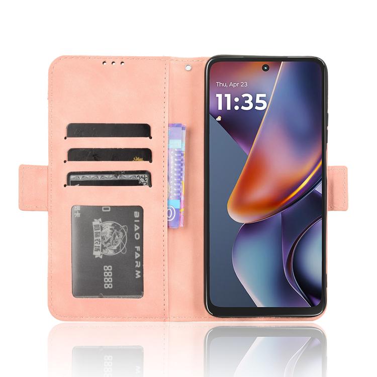For Motorola Moto G Play 2025 Skin Feel Calf Texture Card Slots Leather Phone Case