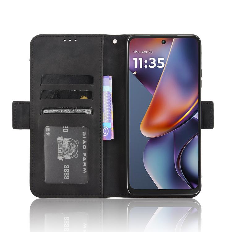 For Motorola Moto G Play 2025 Skin Feel Calf Texture Card Slots Leather Phone Case