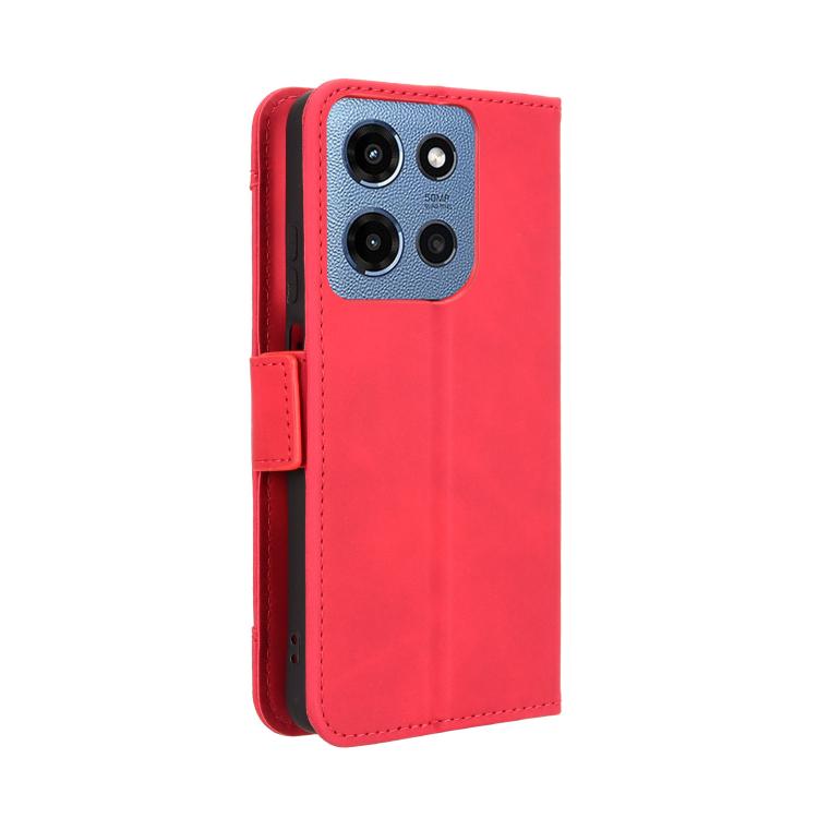 For Motorola Moto G Play 2025 Skin Feel Calf Texture Card Slots Leather Phone Case