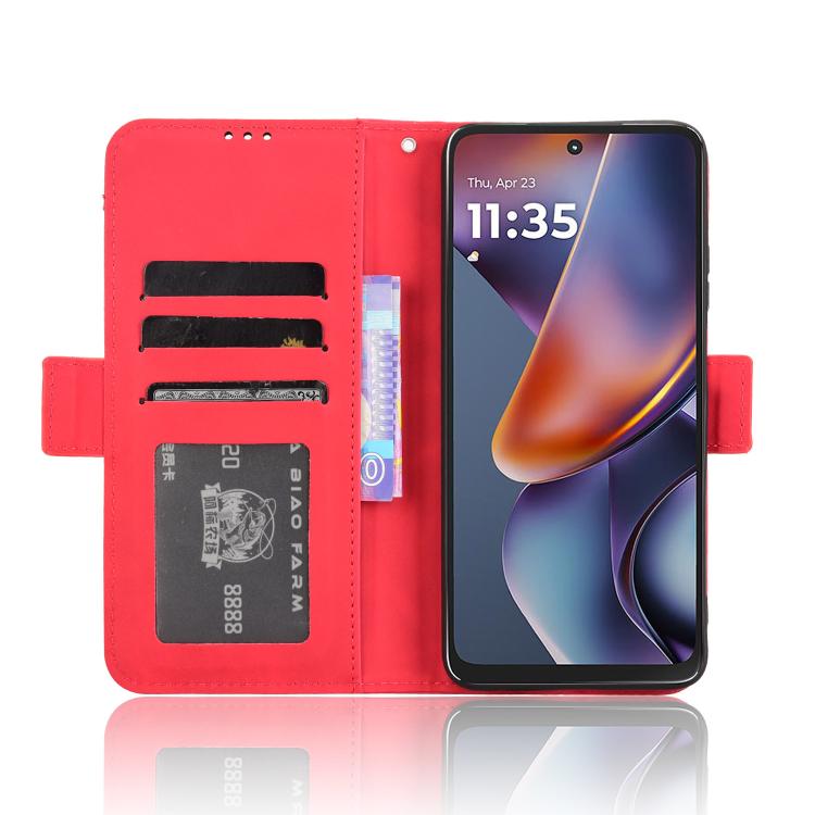 For Motorola Moto G Play 2025 Skin Feel Calf Texture Card Slots Leather Phone Case