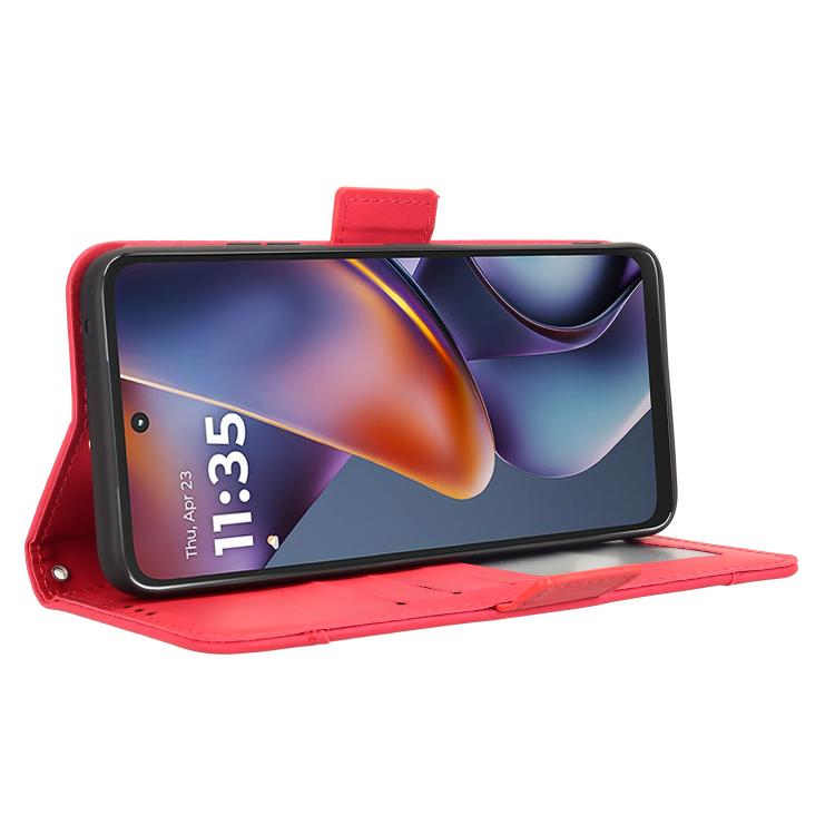 For Motorola Moto G Play 2025 Skin Feel Calf Texture Card Slots Leather Phone Case