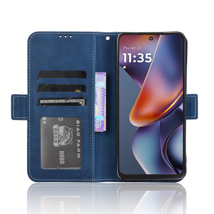 For Motorola Moto G Play 2025 Skin Feel Calf Texture Card Slots Leather Phone Case