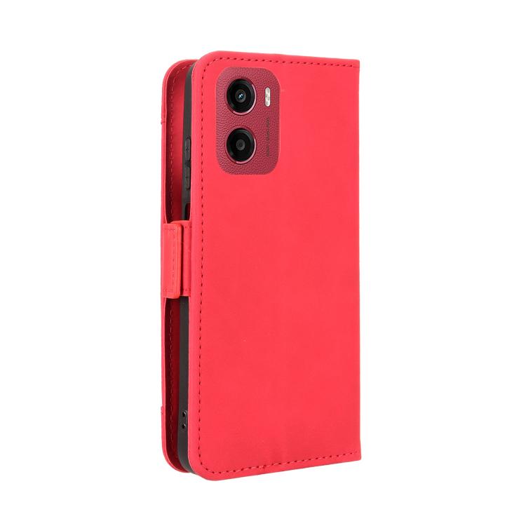 For Motorola Moto G05 4G / E15 4G Skin Feel Calf Texture Card Slots Leather Phone Case