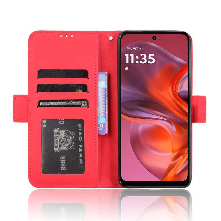 For Motorola Moto G05 4G / E15 4G Skin Feel Calf Texture Card Slots Leather Phone Case
