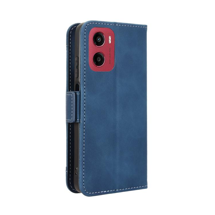 For Motorola Moto G05 4G / E15 4G Skin Feel Calf Texture Card Slots Leather Phone Case