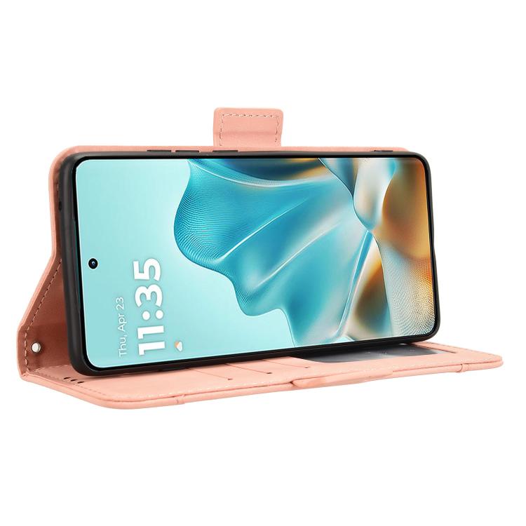 For Motorola Edge 60 Fusion Skin Feel Calf Texture Card Slots Leather Phone Case