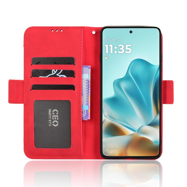 For Motorola Edge 60 Fusion Skin Feel Calf Texture Card Slots Leather Phone Case