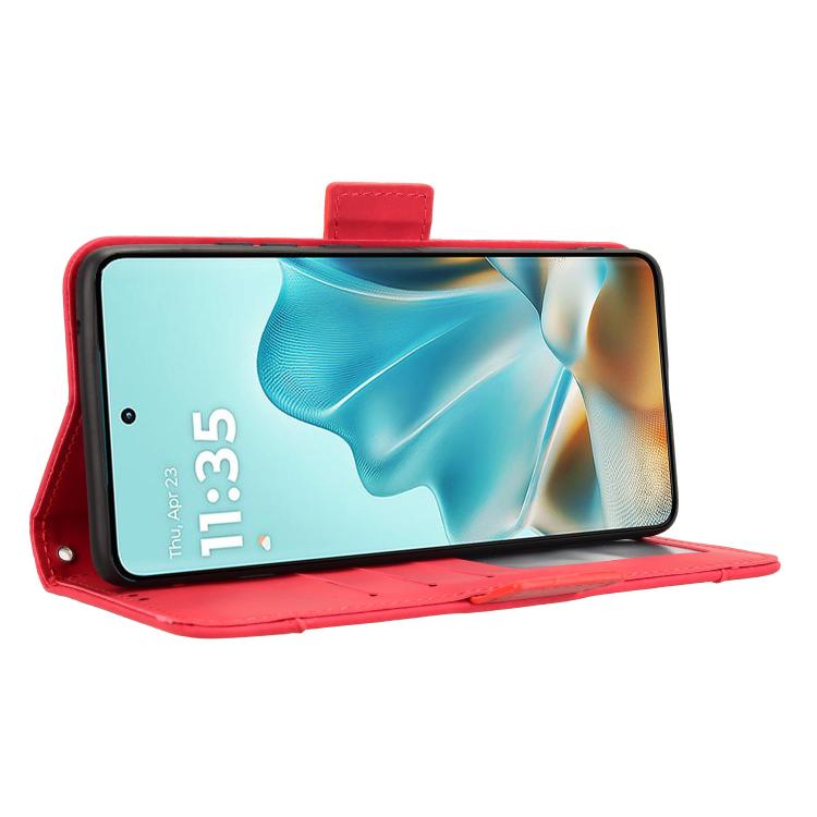 For Motorola Edge 60 Fusion Skin Feel Calf Texture Card Slots Leather Phone Case