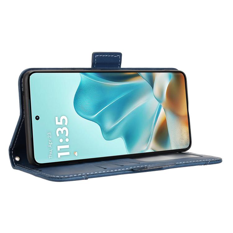 For Motorola Edge 60 Fusion Skin Feel Calf Texture Card Slots Leather Phone Case