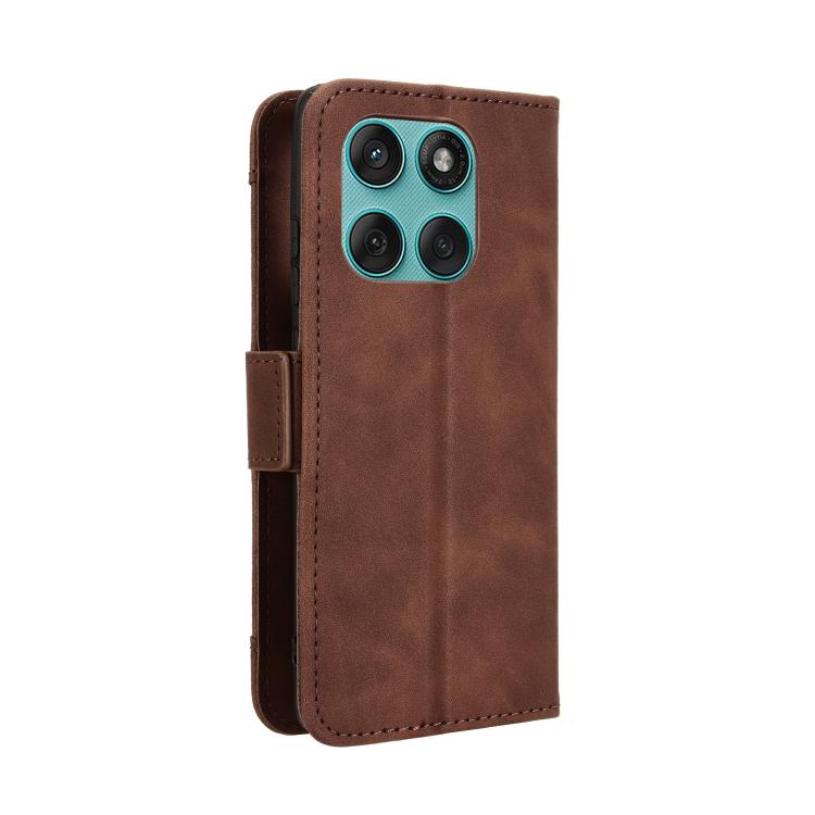For Motorola Edge 60 Fusion Skin Feel Calf Texture Card Slots Leather Phone Case