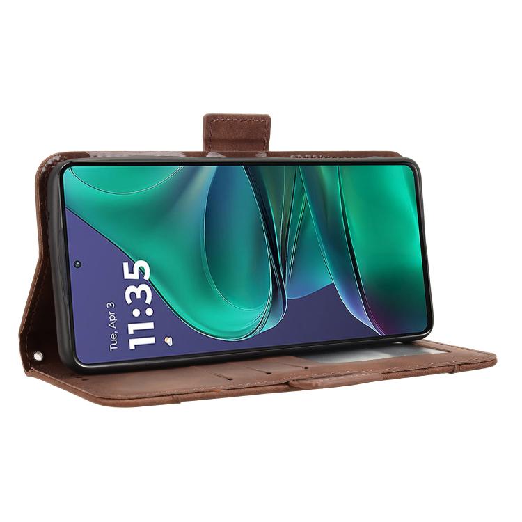For Motorola Moto G Stylus 5G 2025 Skin Feel Calf Texture Card Slots Leather Phone Case
