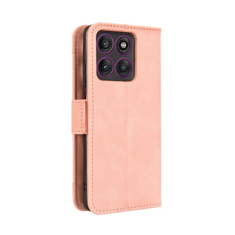 For Motorola Edge 60 Pro / 60s Pro 5G Skin Feel Calf Texture Card Slots Leather Phone Case