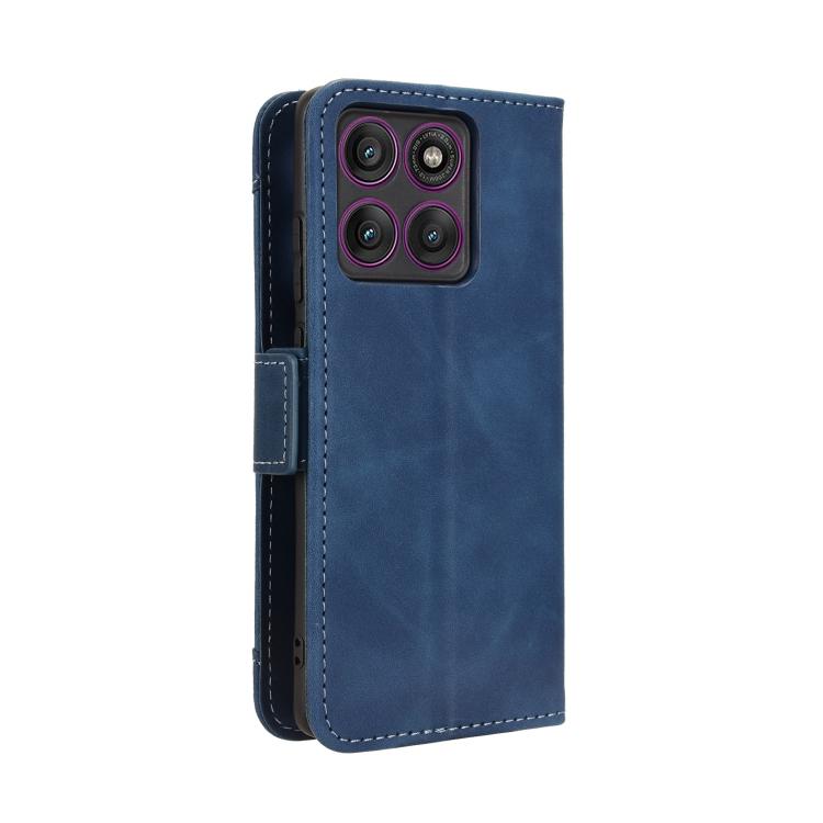 For Motorola Edge 60 Pro / 60s Pro 5G Skin Feel Calf Texture Card Slots Leather Phone Case