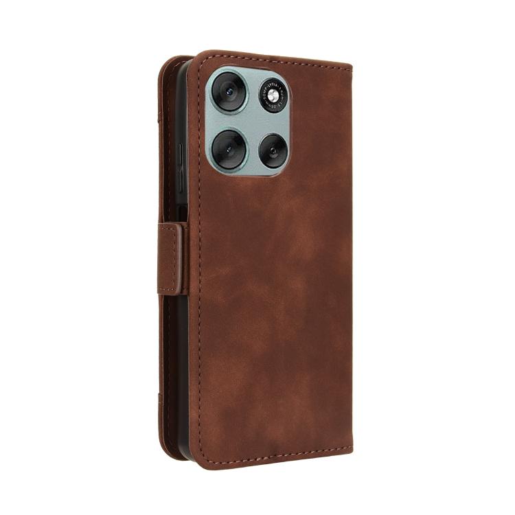 For Motorola Moto G56 / G66j / G66y 5G Skin Feel Calf Texture Card Slots Leather Phone Case