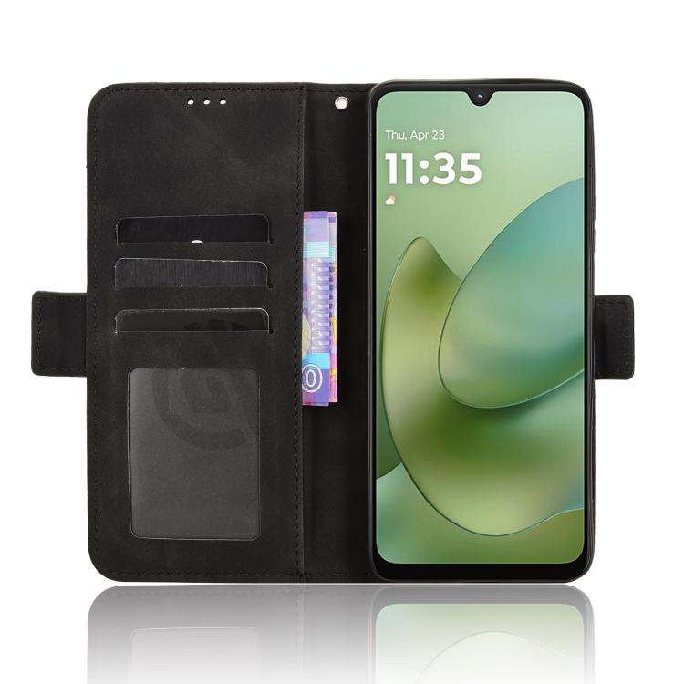 For Motorola Moto G06 / G06 Power Skin Feel Calf Texture Card Slots Leather Phone Case