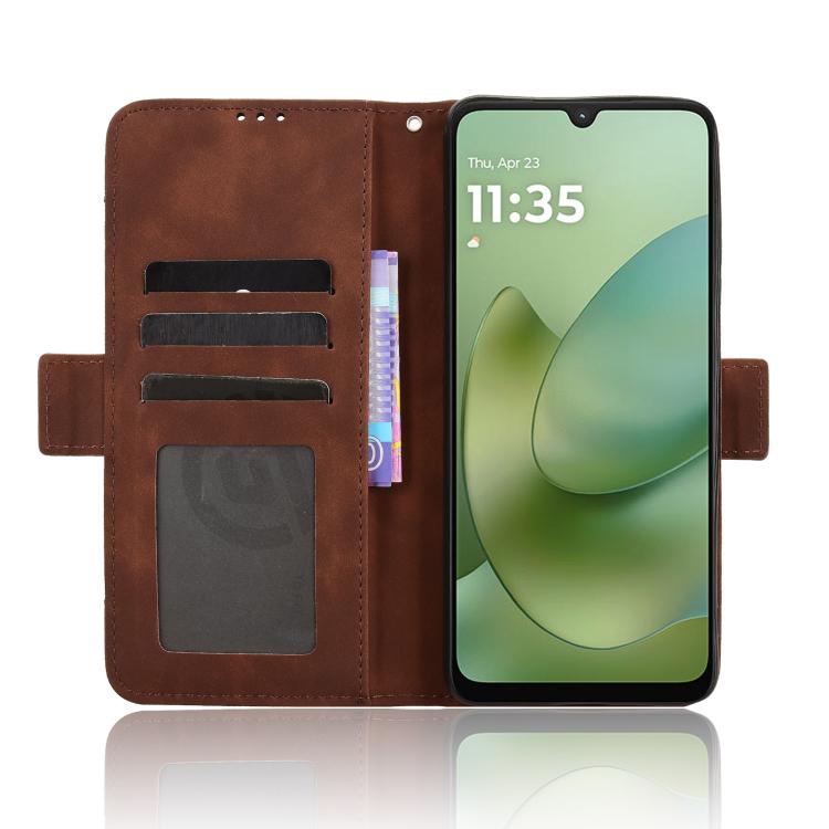 For Motorola Moto G06 / G06 Power Skin Feel Calf Texture Card Slots Leather Phone Case