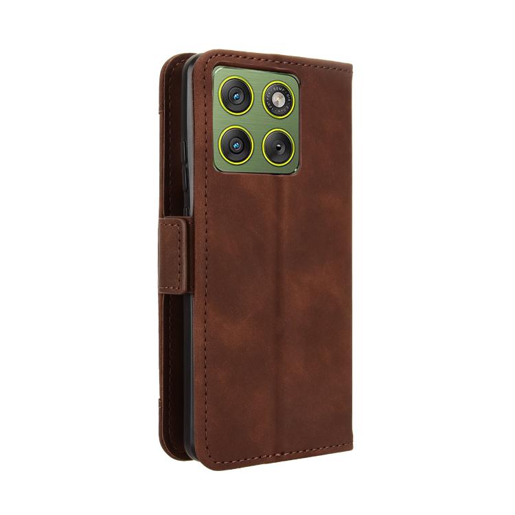 For Motorola Edge 70 5G Skin Feel Calf Texture Card Slots Leather Phone Case