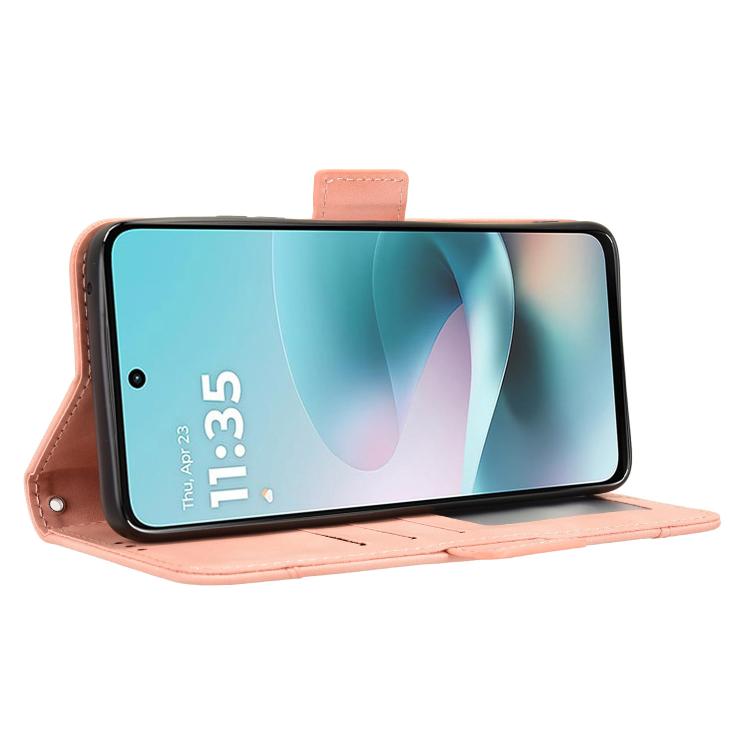 For Motorola Moto G67 Power / G57 Power Skin Feel Calf Texture Card Slots Leather Phone Case