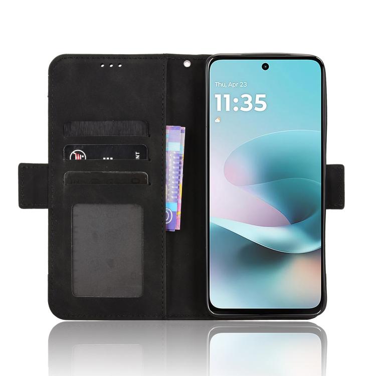 For Motorola Moto G67 Power / G57 Power Skin Feel Calf Texture Card Slots Leather Phone Case