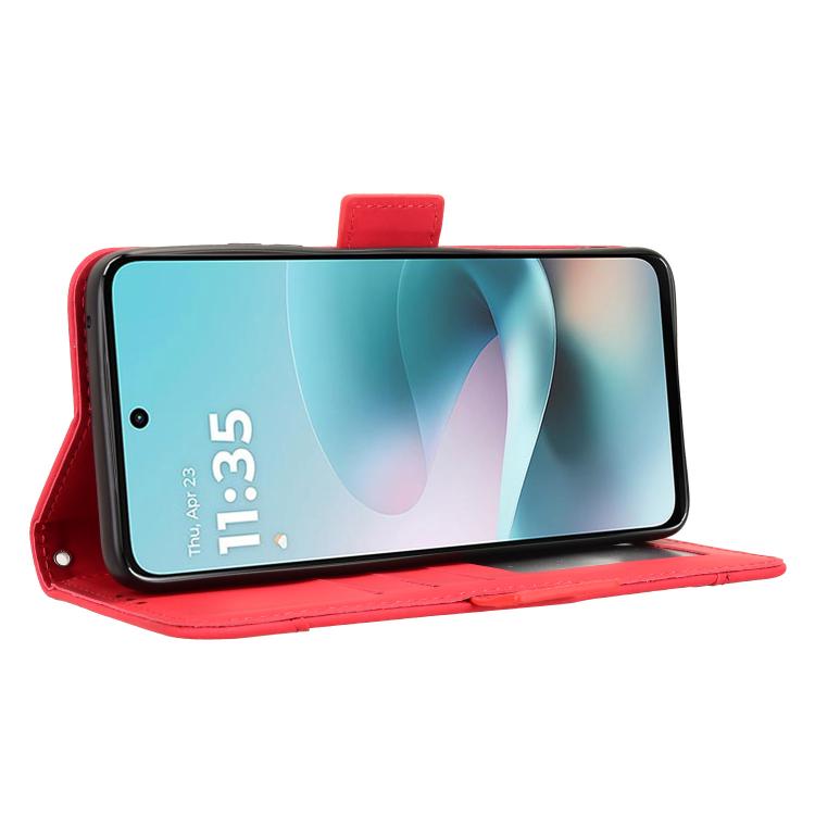 For Motorola Moto G67 Power / G57 Power Skin Feel Calf Texture Card Slots Leather Phone Case