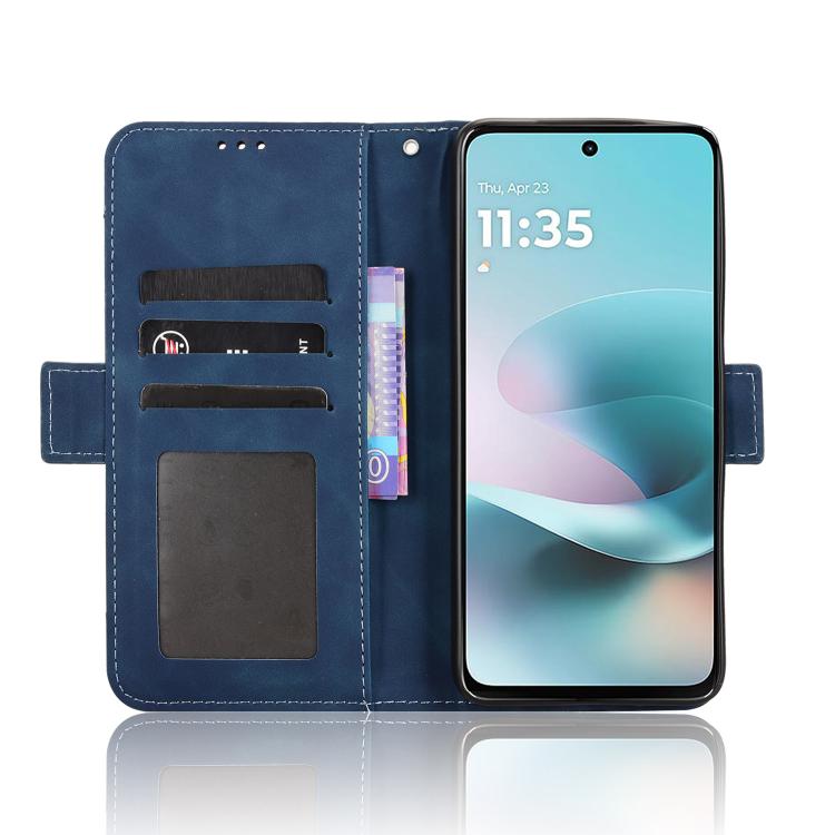 For Motorola Moto G67 Power / G57 Power Skin Feel Calf Texture Card Slots Leather Phone Case