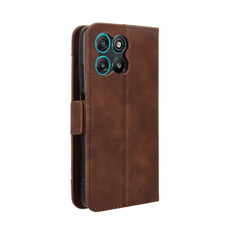 For Motorola Moto G67 Power / G57 Power Skin Feel Calf Texture Card Slots Leather Phone Case
