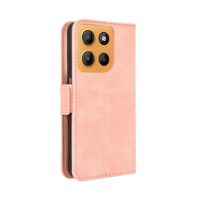 For Motorola Moto G17 / G17 Power 4G Skin Feel Calf Texture Card Slots Leather Phone Case