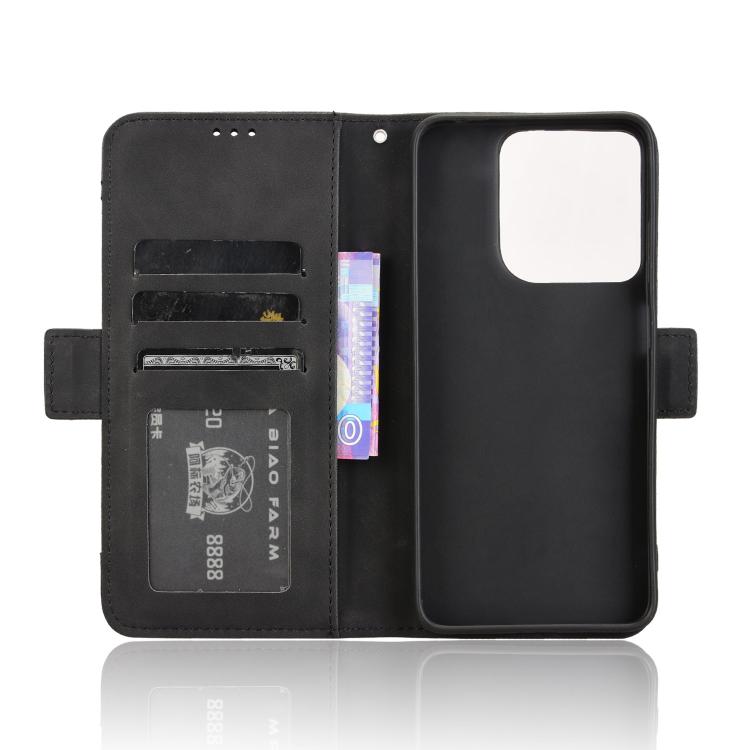 For Motorola Moto G17 / G17 Power 4G Skin Feel Calf Texture Card Slots Leather Phone Case