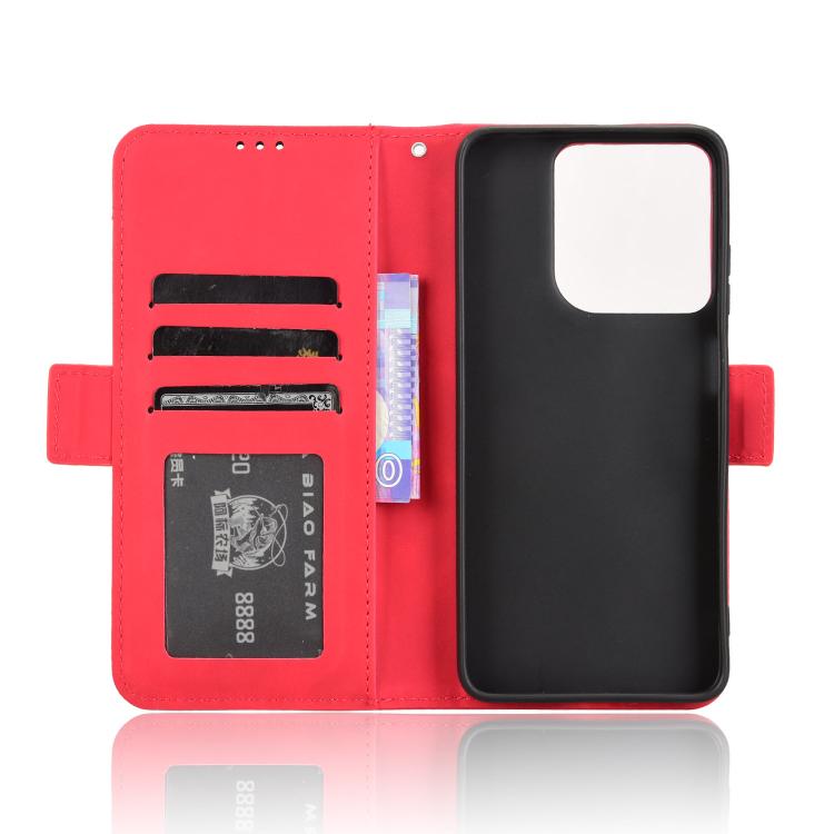 For Motorola Moto G17 / G17 Power 4G Skin Feel Calf Texture Card Slots Leather Phone Case