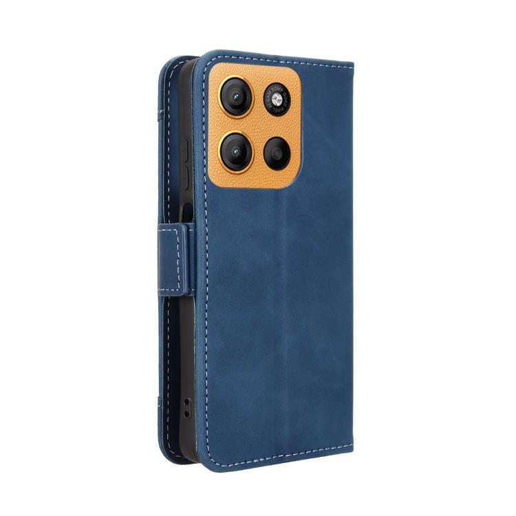 For Motorola Moto G17 / G17 Power 4G Skin Feel Calf Texture Card Slots Leather Phone Case