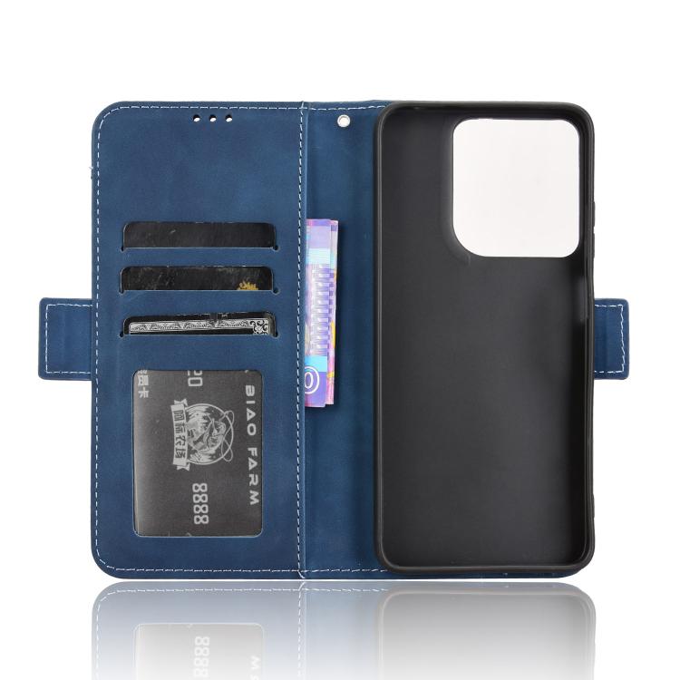 For Motorola Moto G17 / G17 Power 4G Skin Feel Calf Texture Card Slots Leather Phone Case
