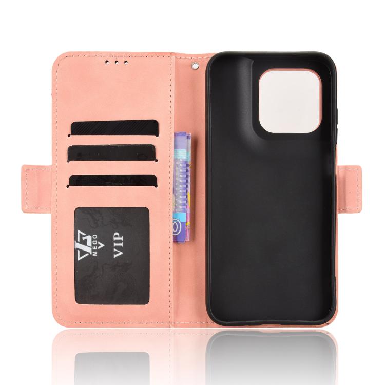 For Motorola Moto G67 / G77 5G Skin Feel Calf Texture Card Slots Leather Phone Case