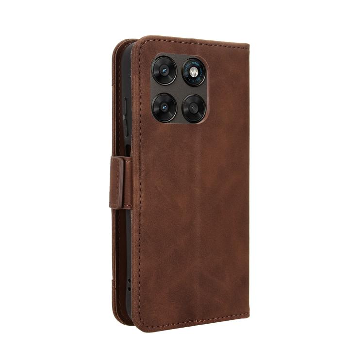 For Motorola Moto G67 / G77 5G Skin Feel Calf Texture Card Slots Leather Phone Case