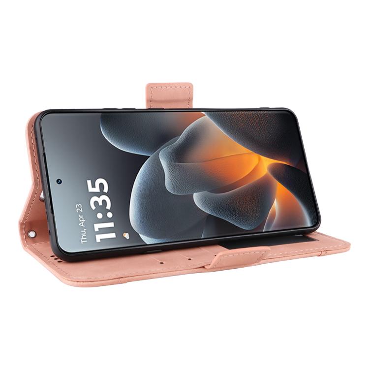 For Motorola Moto X70 Air Pro / Signature 5G Skin Feel Calf Texture Card Slots Leather Phone Case