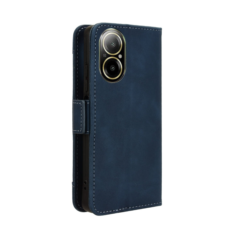 For Realme 12 Lite 4G Skin Feel Calf Texture Card Slots Leather Phone Case